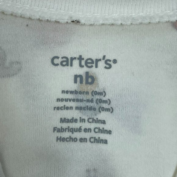 New Carter’s Baby Newborn Footed Sleep Play Turkey Thanksgiving 2 way Zip - Picture 5 of 6